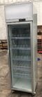 Commercial Plug In Upright Cooler And Freezer Glass Door Display Showcase