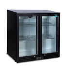 220L Double Glass Door Under Counter Back Bar Cooler Buy Beer Cooler Fridge