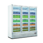 Fresh Keeping Commercial Glass Door Drink Refrigerator Promotional Customized Fridge Display Cooler