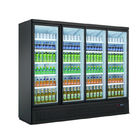 Supermarket Display Refrigerator Glass Door Freezer Display Cabinets Commercial Refrigerator For Beverages
