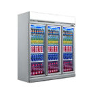 Commercial Supermarket 1 2 3 4 Doors Beverage Cooler Vertical Refrigerated Showcase