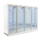 Commercial Fan Cooling -18~-22 Degree Freezer Commercial Movable Display Cabinet 2-6 Door Vertical Freezer