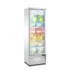 Supermarket Single Door Refrigerator Upright Glass Door Freezer Showacase