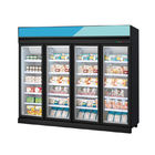 Customize Supermarket Meat Showcase Display Vertical Freezer