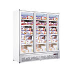 Vertical Display Beverage Cold Drinks Cooler Refrigerator Upright Glass Door Freezer