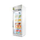 Commercial -22 Degrees Upright Showcase Display Refrigerator Freezer Glass Door