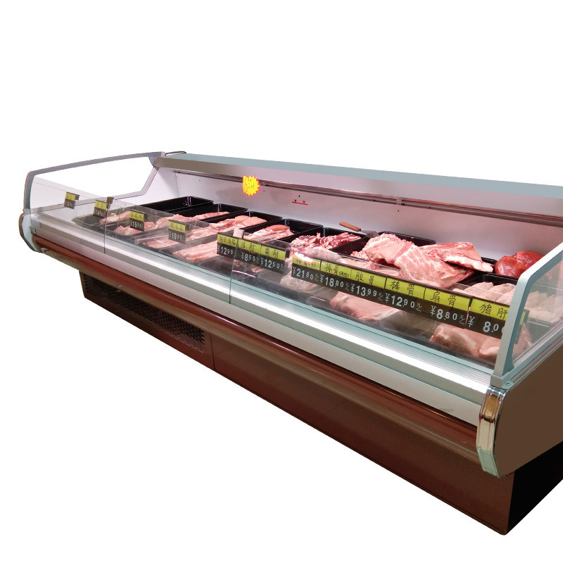 Commercial Open Counter Top Serve Deli Fish Cold Food Fresh Meat