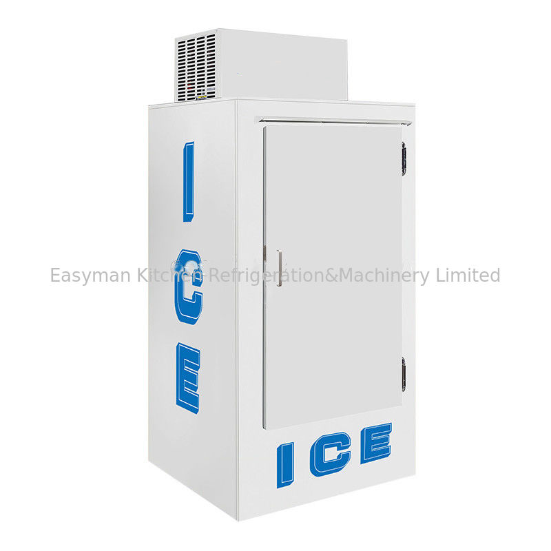 Indoor Commercial Ice Freezer 30 Cu. Ft. Cold Wall Type Ice Storage Bin