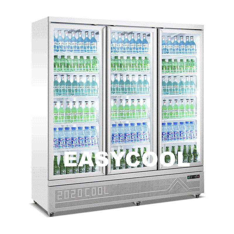 CE soft drinks fridge open display refrigerators for commercial
