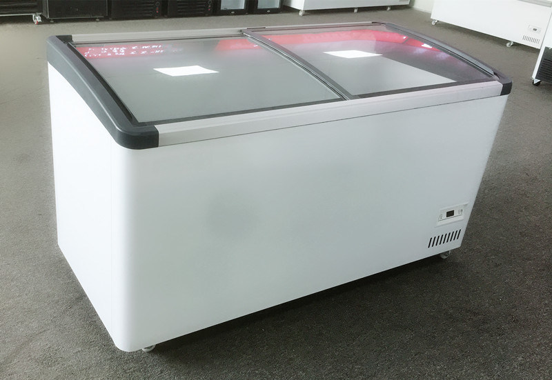 Ice Cream Display Fridge Freezer Italian Gelato Showcase