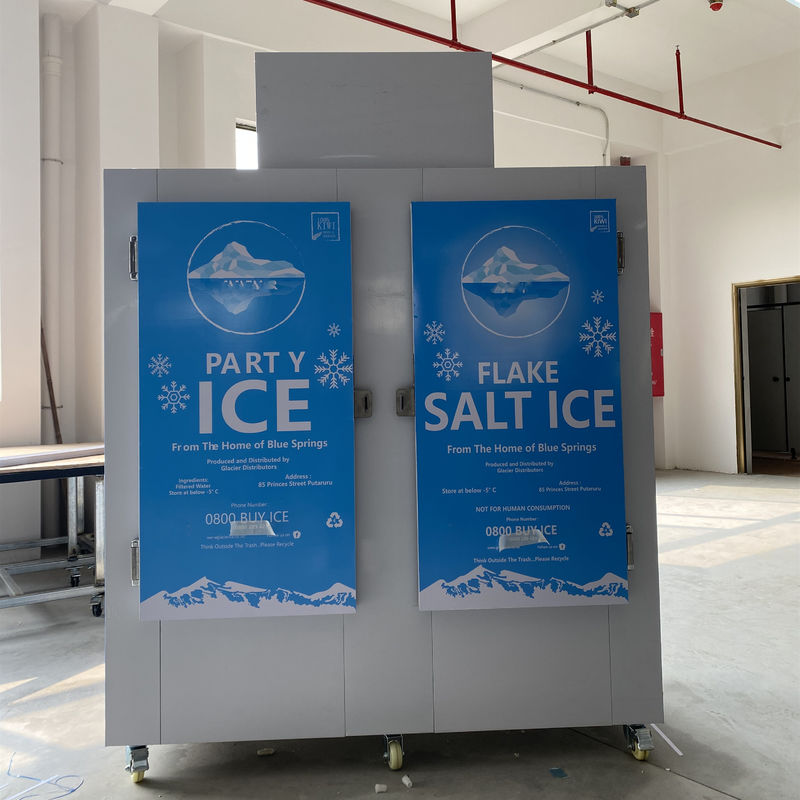 Gas Station Outdoor Dry Ice Bag Storage Freezer