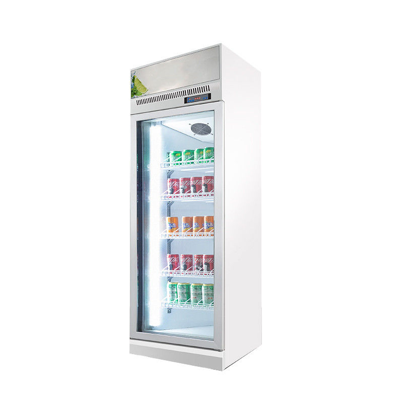 Commercial Drinks Glass Door Display Chiller Soda Upright Cooler
