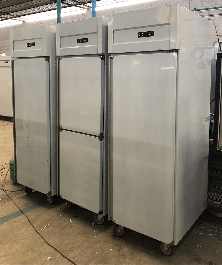 Single Door Stainless Steel Kitchen Freezer With Auto Defrost