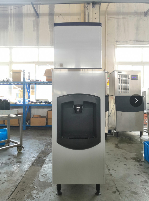 120 lb. Ice Maker With Dispenser, Selfdispensing Ice Cubes, Suitable