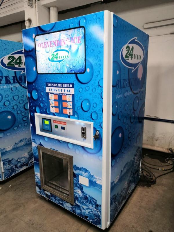 Self Service 3P 3500w Automatic Ice Making Storage Freezer