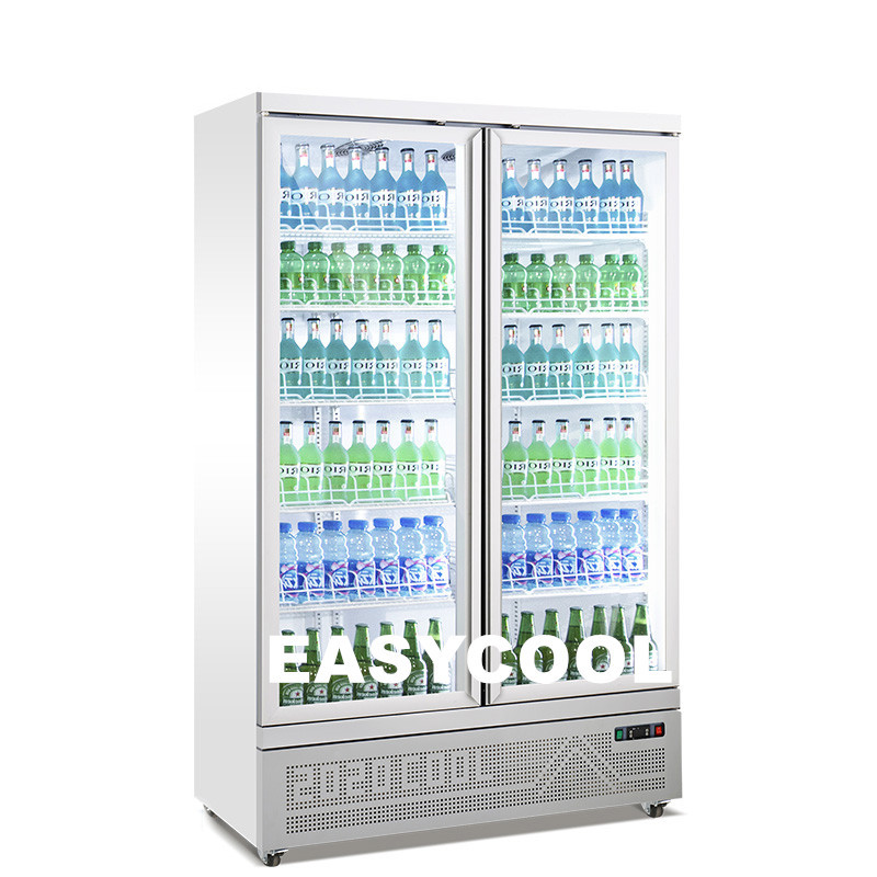 CE soft drinks fridge open display refrigerators for commercial