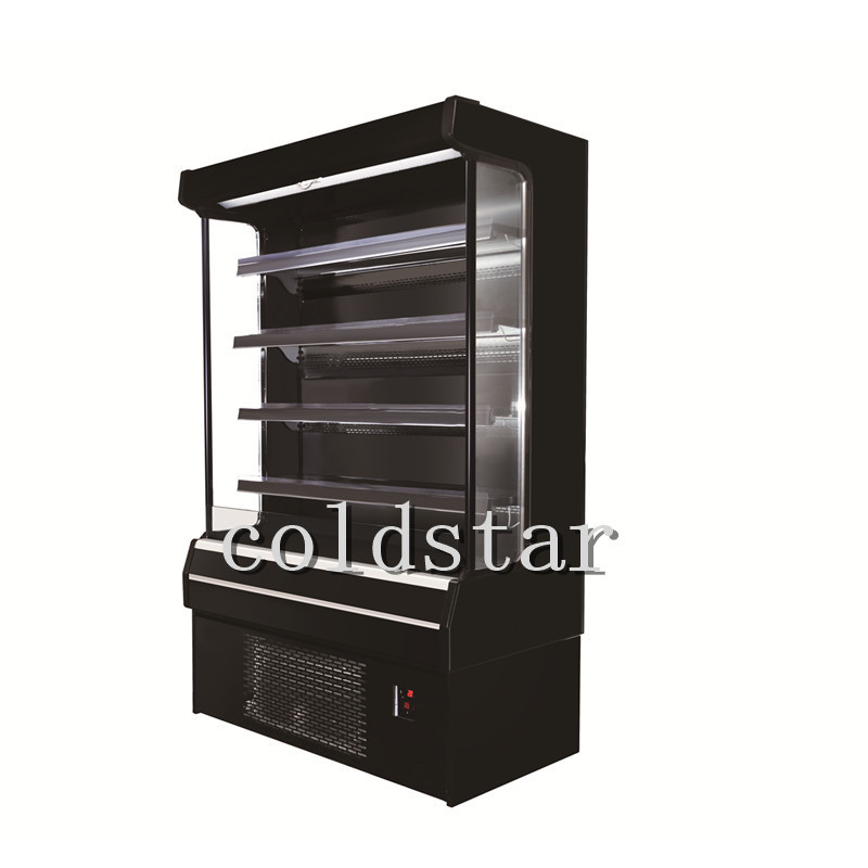 ETL Open Type Cooler Dairy Milk Display Showcase Upright Open Chillers