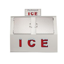 60 cu. ft. Ice Merchandise Double Slanted Door Ice Cube Freezer