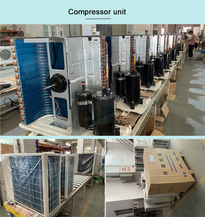 Auto Defrost Commercial Multiple Doors Showcase With Heating Glass