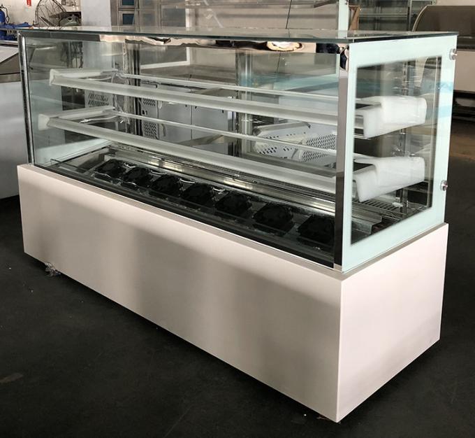 4ft Commercial Cake Display Fridge With Back Sliding Glass Door 1200*