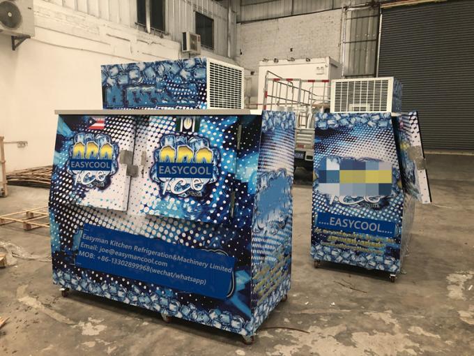 Digital Temperature Control R404A Deep Ice Cube Freezer