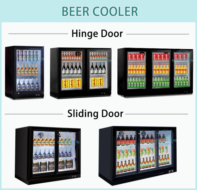Commercial Display Showcase Mini Fridge Display Cooler For Beer