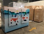 Used outdoor ice bag storage freezer for sale,100 Cu. Ft. Double Doors Cold Wall Type
