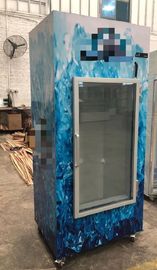 Indoor Commercial Ice Freezer 30 Cu. Ft. Cold Wall Type Ice Storage Bin