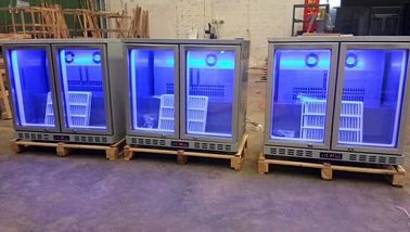 3 Doors Mini Beer Display Fridge Undercounter Back Bar Beer Cooler