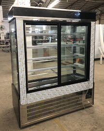 1.8m Bakery Glass Showcase With Optional Led Lighting Bottom Mount Type