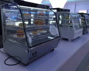 Desktop Stainless Steel Hot Food Display Cabinet For hamburger dessert