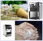R134a Commercial Ice Maker Machine For Cafe Bakery Bar , Portable Freestanding Ice Cube Maker Machine