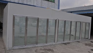 Walk In Refrigerator, Supermarket Glass Door Cold Drink Display Cold Storage Room