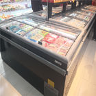 Supermarket commercial combined island freezer showcase