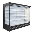 Commercial Multi-deck open chiller supermarket convenience store showcase for fruit and vegetable