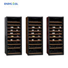 Stainless Steel Wine Display Cooler , Fan Cooling Champagne Wine Display Refrigerator
