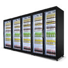 Convenience Store Glass Door 2000L Beverage Display Refrigerator Freezer