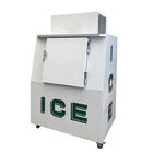 Commercial Outdoor Bagged Ice Storage Freezer, Fan Cooling Ice Cube Freezer