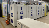 Vertical Single Door Ice Storage Freezer, Cold Wall Outdoor Ice Merchandiser CE