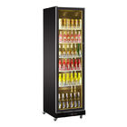 400L Full Glass Display Beverage Refrigerator, Beer Vertical Cooler With LED Lights