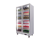 Commercial Beverage Glass Door Refrigerator, 1 Door Vertical Display Cooler