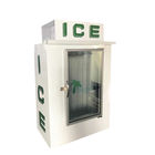 R404a commercial ice cooler indoor gas station bagged ice storage bin
