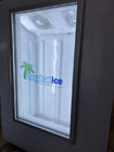 Commercial glass door ice storage freezer ice cube cooler for sale