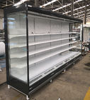 Supermarket Commercial Open Display Fridge Multi-deck Upright Air Curtain Open Beverage Display Chiller