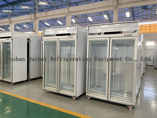 1000L Commercial Glass Door Freezer Vertical Display Refrigerator Freezer