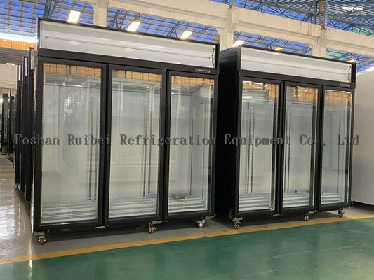 Glass Door Commercial Refrigerated Showcase For Supermarket