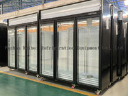 Supermarket 3 doors display refrigerator -22C upright glass door freezer showacase