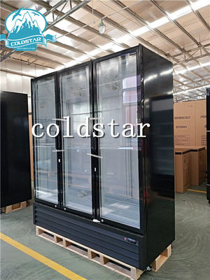 Commercial Supermarkets 3 Doors Display Freezer,Defrosted Glass Door Freezer