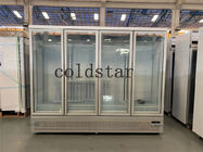 2000L Glass Door Upright Freezer