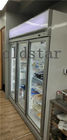 Commercial Beverage Cooler Supermarket Chiller Glass Door Beverage Drinks Refrigerator Showcase